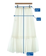 UNITED ARROWS（ユナイテッドアローズ）ロング・マキシ丈スカート 白 サイズ:38(M位) レディース/2200646444055