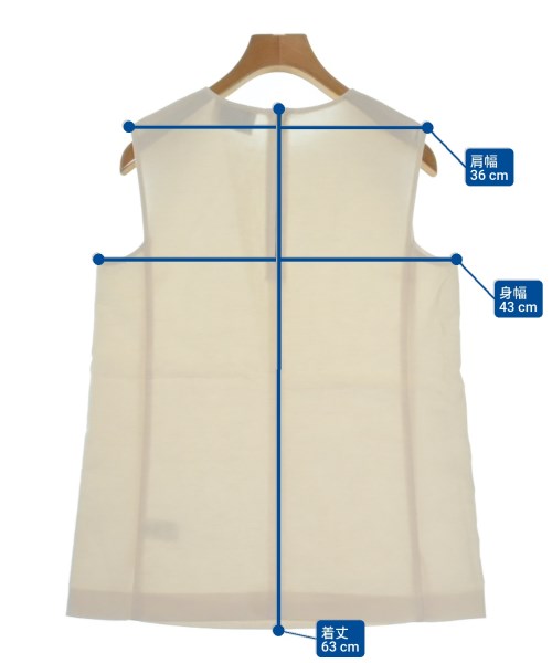 UNITED ARROWS（ユナイテッドアローズ）ベスト 白 サイズ:36(S位) レディース/2200641501081