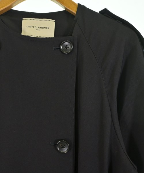 UNITED ARROWS（ユナイテッドアローズ）トレンチコート 黒 サイズ:36(S位) レディース/2200651315050