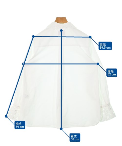 UNITED ARROWS（ユナイテッドアローズ）カジュアルシャツ 白 サイズ:F レディース/2200641808241