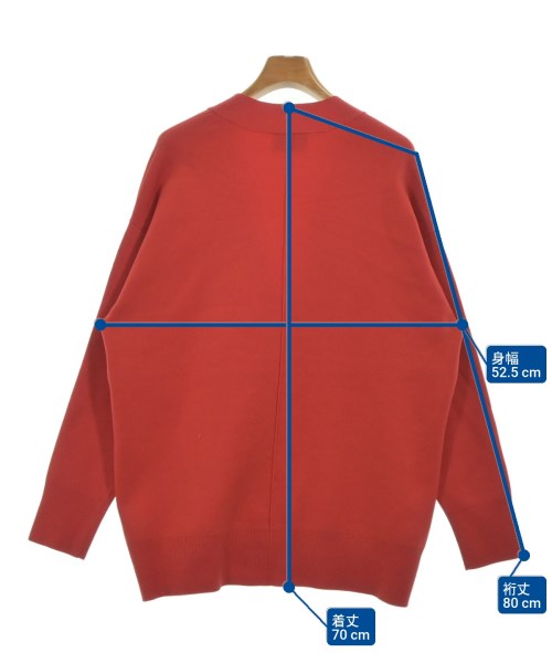 UNITED ARROWS（ユナイテッドアローズ）カーディガン 赤 サイズ:F レディース/2200643783027