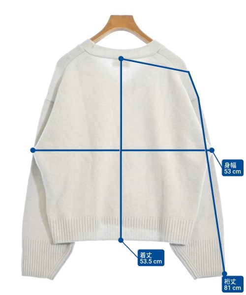 UNITED ARROWS（ユナイテッドアローズ）ニット・セーター 白 サイズ:F レディース/2200648139058