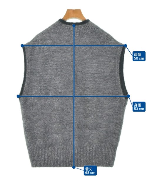 UNITED ARROWS（ユナイテッドアローズ）ベスト グレー サイズ:F レディース/2200651113038