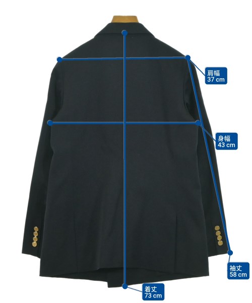 UNITED ARROWS（ユナイテッドアローズ）カジュアルジャケット 紺 サイズ:40(L位) レディース/2200651856041