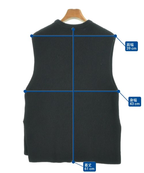 UNITED ARROWS（ユナイテッドアローズ）ベスト/ノースリーブ 黒 サイズ:-(M位) レディース/2200651952019