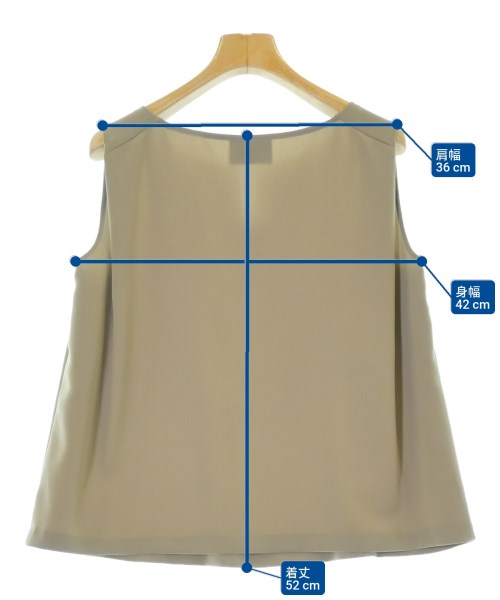 UNITED ARROWS（ユナイテッドアローズ）ブラウス 茶 サイズ:38(M位) レディース/2200644893053