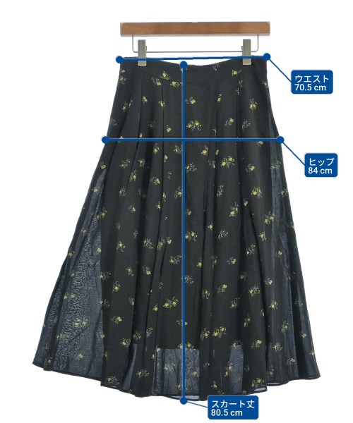 UNITED ARROWS（ユナイテッドアローズ）ロング・マキシ丈スカート 黒 サイズ:40(M位) レディース/2200649148103