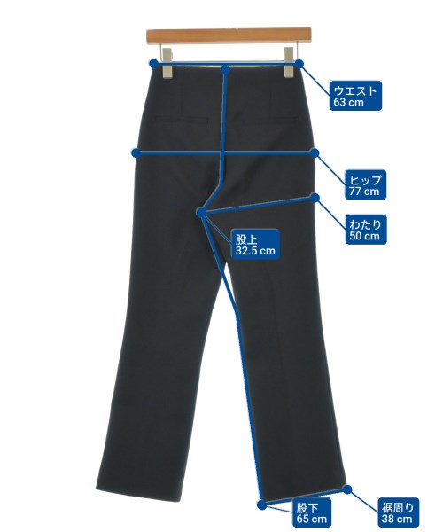 UNITED ARROWS（ユナイテッドアローズ）スラックス 黒 サイズ:34(XS位) レディース/2200647142011