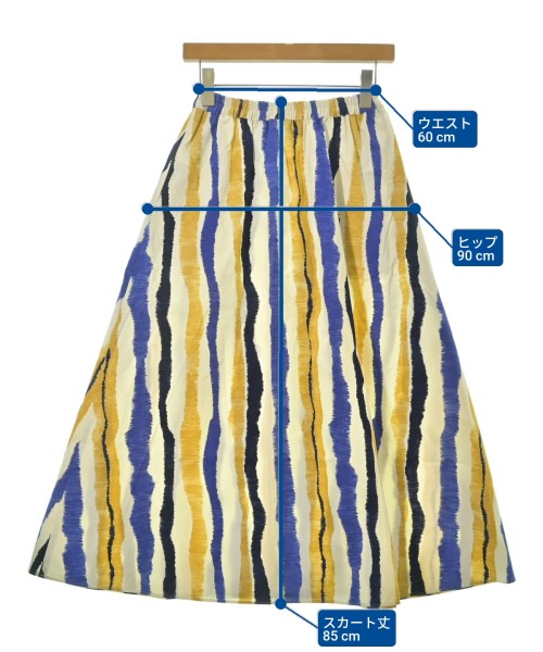 UNITED ARROWS（ユナイテッドアローズ）ロング・マキシ丈スカート 白 サイズ:36(S位) レディース/2200644932066