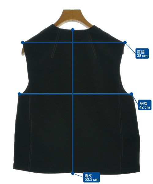 UNITED ARROWS（ユナイテッドアローズ）ベスト 黒 サイズ:-(M位) レディース/2200692356067
