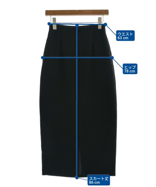 UNITED ARROWS（ユナイテッドアローズ）ロング・マキシ丈スカート 黒 サイズ:36(S位) レディース/2200692356074
