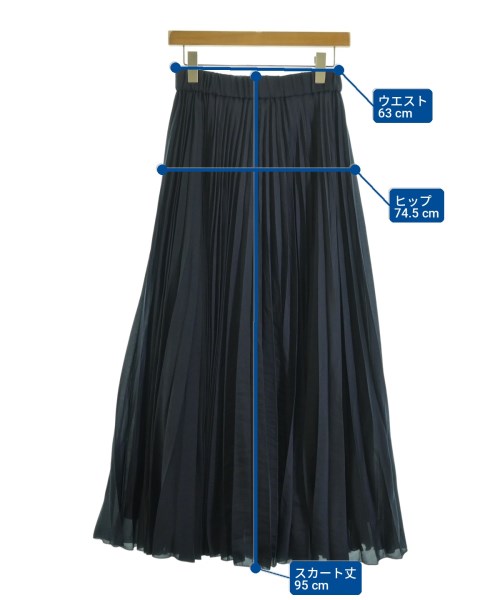 UNITED ARROWS（ユナイテッドアローズ）ロング・マキシ丈スカート 紺 サイズ:38(M位) レディース/2200699247184