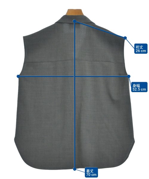 UNITED ARROWS（ユナイテッドアローズ）カジュアルシャツ グレー サイズ:-(M位) レディース/2200702616020