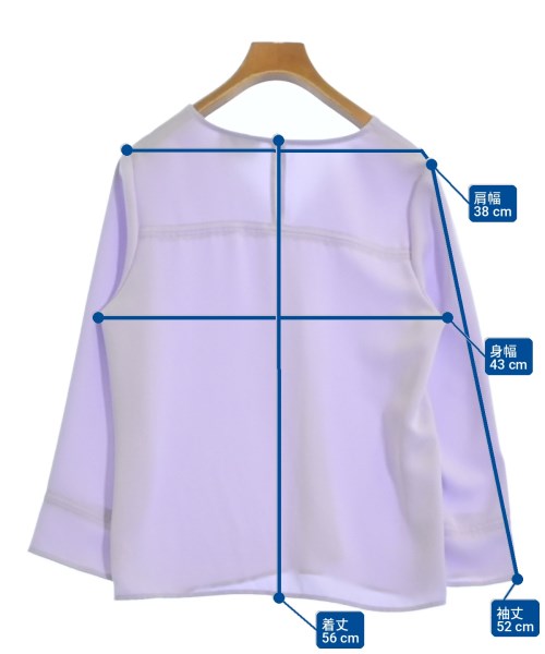 UNITED ARROWS（ユナイテッドアローズ）ブラウス 紫 サイズ:36(S位) レディース/2200699437059
