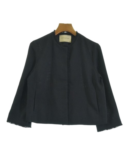 UNITED ARROWS(ユナイテッドアローズ)ノーカラージャケット 紺 サイズ:36(S位)/2200699611039