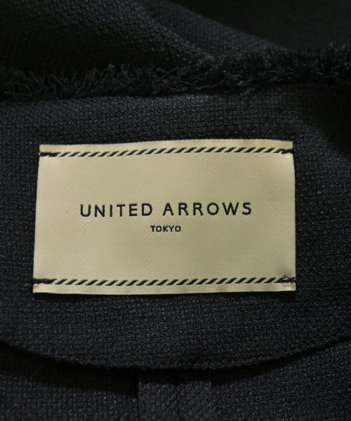 UNITED ARROWS（ユナイテッドアローズ）ノーカラージャケット 紺 サイズ:36(S位) レディース/2200699611039