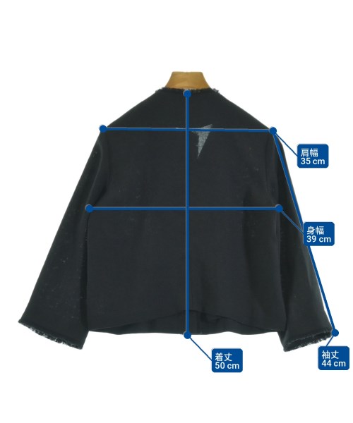 UNITED ARROWS（ユナイテッドアローズ）ノーカラージャケット 紺 サイズ:36(S位) レディース/2200699611039