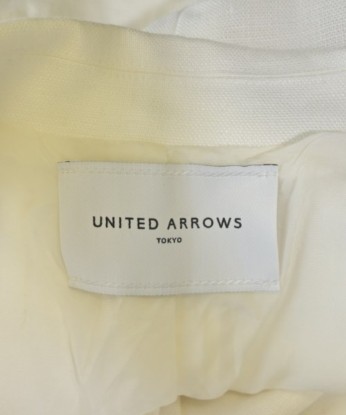 UNITED ARROWS（ユナイテッドアローズ）テーラードジャケット 白 サイズ:36(S位) レディース/2200703735010