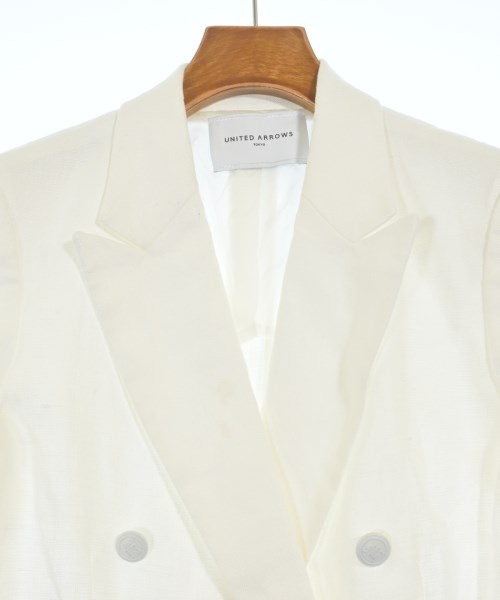 UNITED ARROWS（ユナイテッドアローズ）テーラードジャケット 白 サイズ:36(S位) レディース/2200703735010