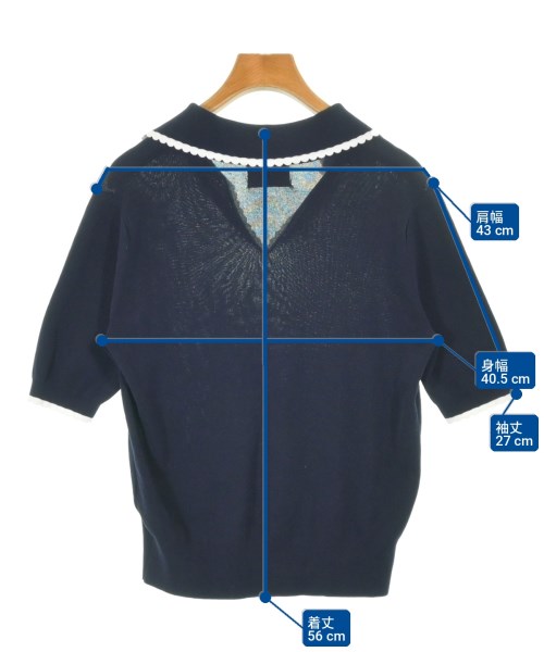 UNITED ARROWS（ユナイテッドアローズ）ニット・セーター 紺 サイズ:F レディース/2200701623074