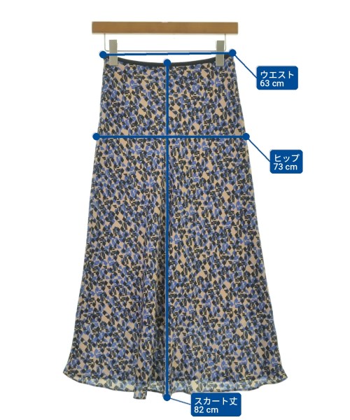 UNITED ARROWS（ユナイテッドアローズ）ひざ丈スカート ピンク サイズ:36(S位) レディース/2200705026024