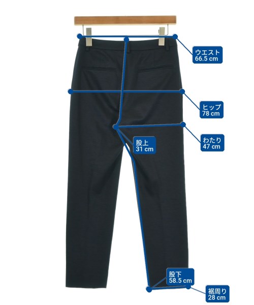 UNITED ARROWS（ユナイテッドアローズ）スラックス 紺 サイズ:36(S位) レディース/2200700006069