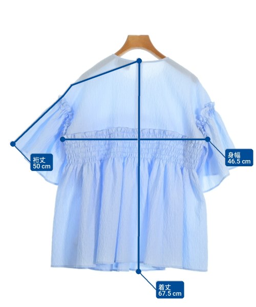 UNITED ARROWS（ユナイテッドアローズ）ブラウス 青 サイズ:F レディース/2200703452054