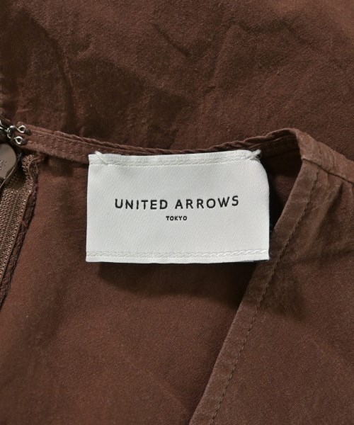 UNITED ARROWS（ユナイテッドアローズ）ワンピース 茶 サイズ:36(S位) レディース/2200706165029