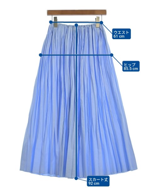 UNITED ARROWS（ユナイテッドアローズ）ロング・マキシ丈スカート 青 サイズ:38(M位) レディース/2200701494056