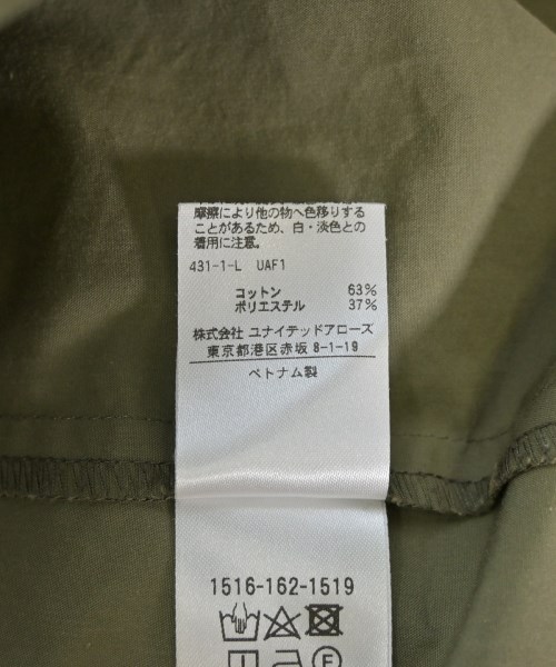 UNITED ARROWS（ユナイテッドアローズ）ブラウス カーキ サイズ:-(XL位) レディース/2200706757101