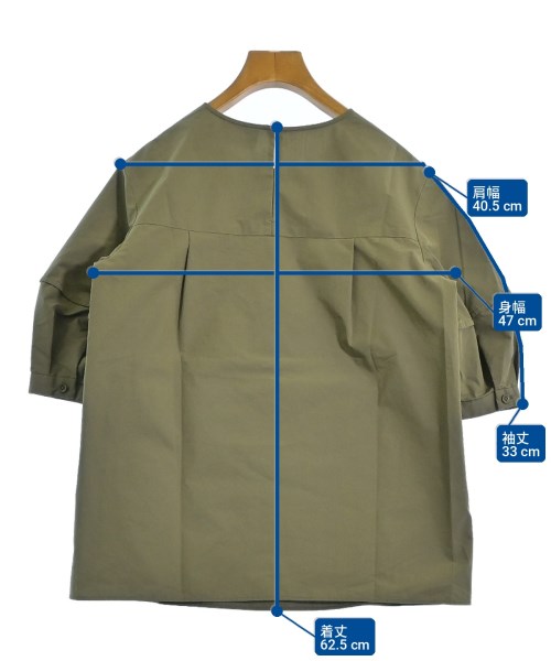 UNITED ARROWS（ユナイテッドアローズ）ブラウス カーキ サイズ:-(XL位) レディース/2200706757101