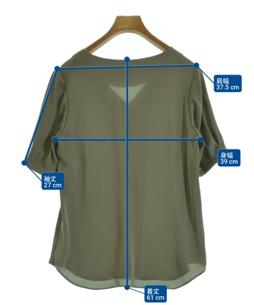 UNITED ARROWS（ユナイテッドアローズ）ブラウス カーキ サイズ:36(S位) レディース/2200706774023