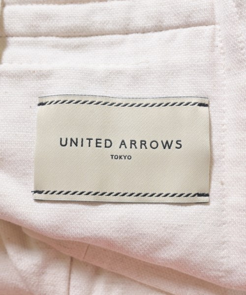 UNITED ARROWS（ユナイテッドアローズ）ノーカラージャケット 白 サイズ:40(M位) レディース/2200707197012