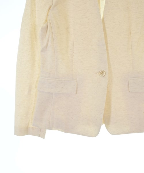 UNITED ARROWS（ユナイテッドアローズ）ノーカラージャケット 白 サイズ:40(M位) レディース/2200707197012