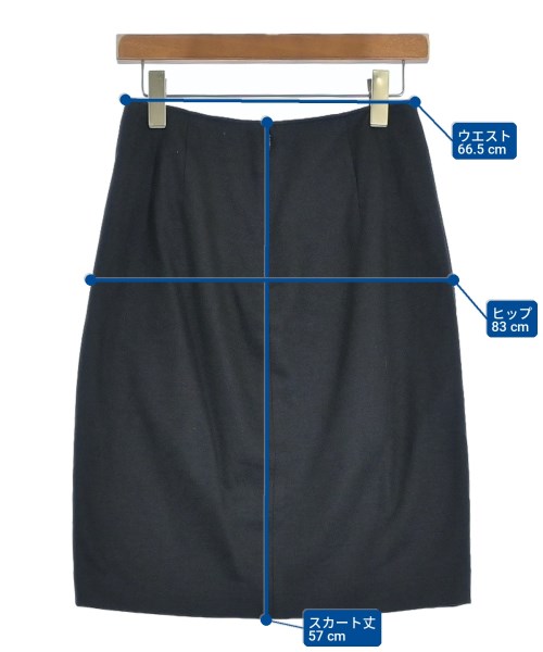UNITED ARROWS（ユナイテッドアローズ）ひざ丈スカート 紺 サイズ:38(M位) レディース/2200707197166