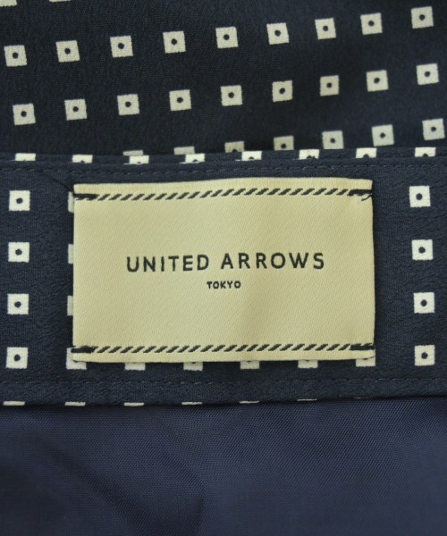 UNITED ARROWS（ユナイテッドアローズ）ひざ丈スカート 紺 サイズ:36(S位) レディース/2200707423036