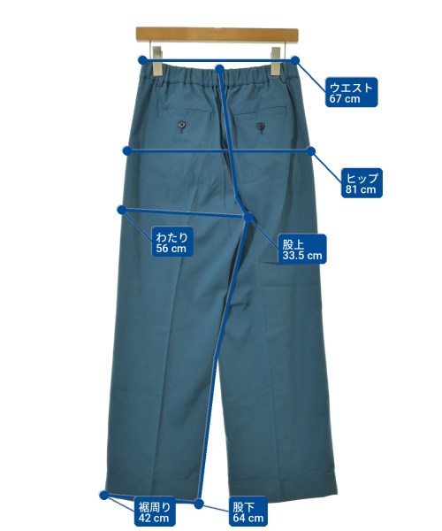 UNITED ARROWS（ユナイテッドアローズ）スラックス 青 サイズ:38(M位) レディース/2200708342053