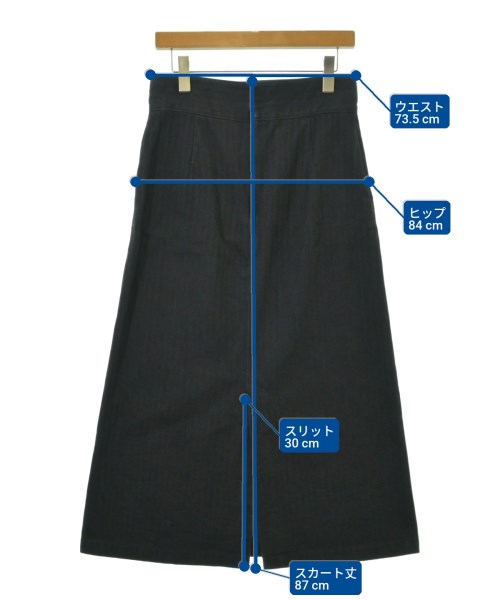 UNITED ARROWS（ユナイテッドアローズ）ロング・マキシ丈スカート 黒 サイズ:38(M位) レディース/2200708342077