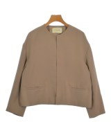 UNITED ARROWS（ユナイテッドアローズ）ノーカラージャケット 茶 サイズ:38(M位) レディース/2200704170193