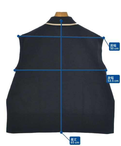 UNITED ARROWS（ユナイテッドアローズ）ベスト/ノースリーブ 紺 サイズ:-(M位) レディース/2200705357012
