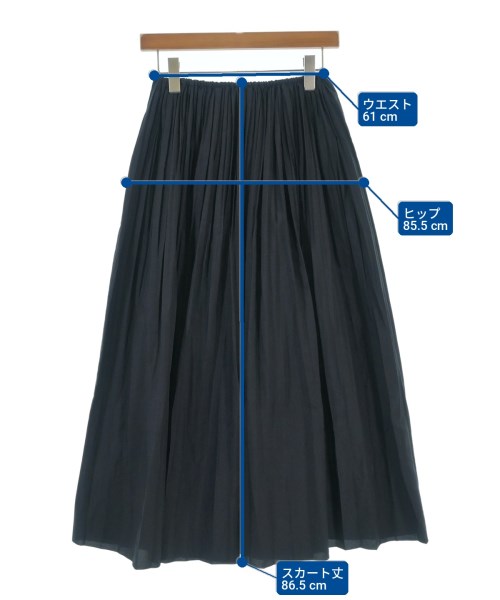 UNITED ARROWS（ユナイテッドアローズ）ロング・マキシ丈スカート 紺 サイズ:36(S位) レディース/2200706869026