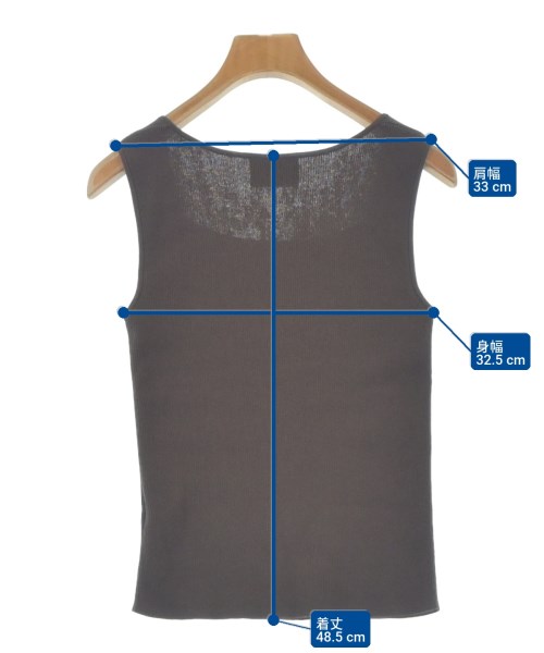 UNITED ARROWS（ユナイテッドアローズ）ベスト/ノースリーブ 茶 サイズ:F レディース/2200709764083
