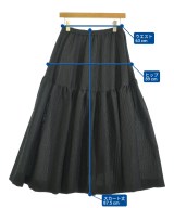 UNITED ARROWS（ユナイテッドアローズ）ロング・マキシ丈スカート 黒 サイズ:38(M位) レディース/2200659588111
