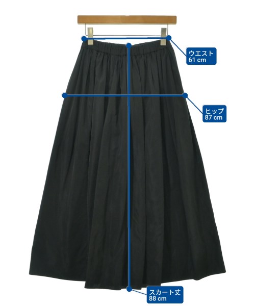 UNITED ARROWS（ユナイテッドアローズ）ロング・マキシ丈スカート 黒 サイズ:36(S位) レディース/2200663292158