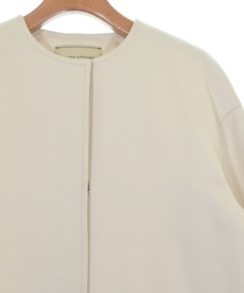 UNITED ARROWS（ユナイテッドアローズ）ノーカラージャケット 白 サイズ:36(S位) レディース/2200661651018