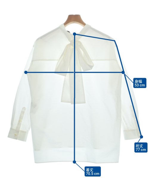 UNITED ARROWS（ユナイテッドアローズ）シャツワンピース 白 サイズ:F レディース/2200665040030