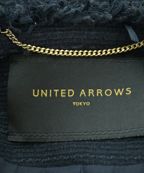 UNITED ARROWS（ユナイテッドアローズ）ノーカラージャケット 紺 サイズ:38(M位) レディース/2200666366016