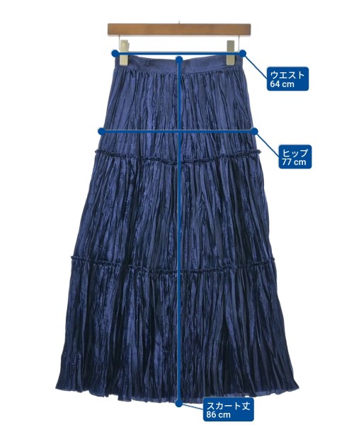 UNITED ARROWS（ユナイテッドアローズ）ロング・マキシ丈スカート 青 サイズ:36(S位) レディース/2200667098022
