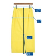 UNITED ARROWS（ユナイテッドアローズ）ロング・マキシ丈スカート 黄 サイズ:38(M位) レディース/2200663200115
