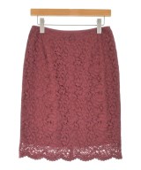 UNITED ARROWS（ユナイテッドアローズ）ひざ丈スカート 赤 サイズ:40(M位) レディース/2200665375026